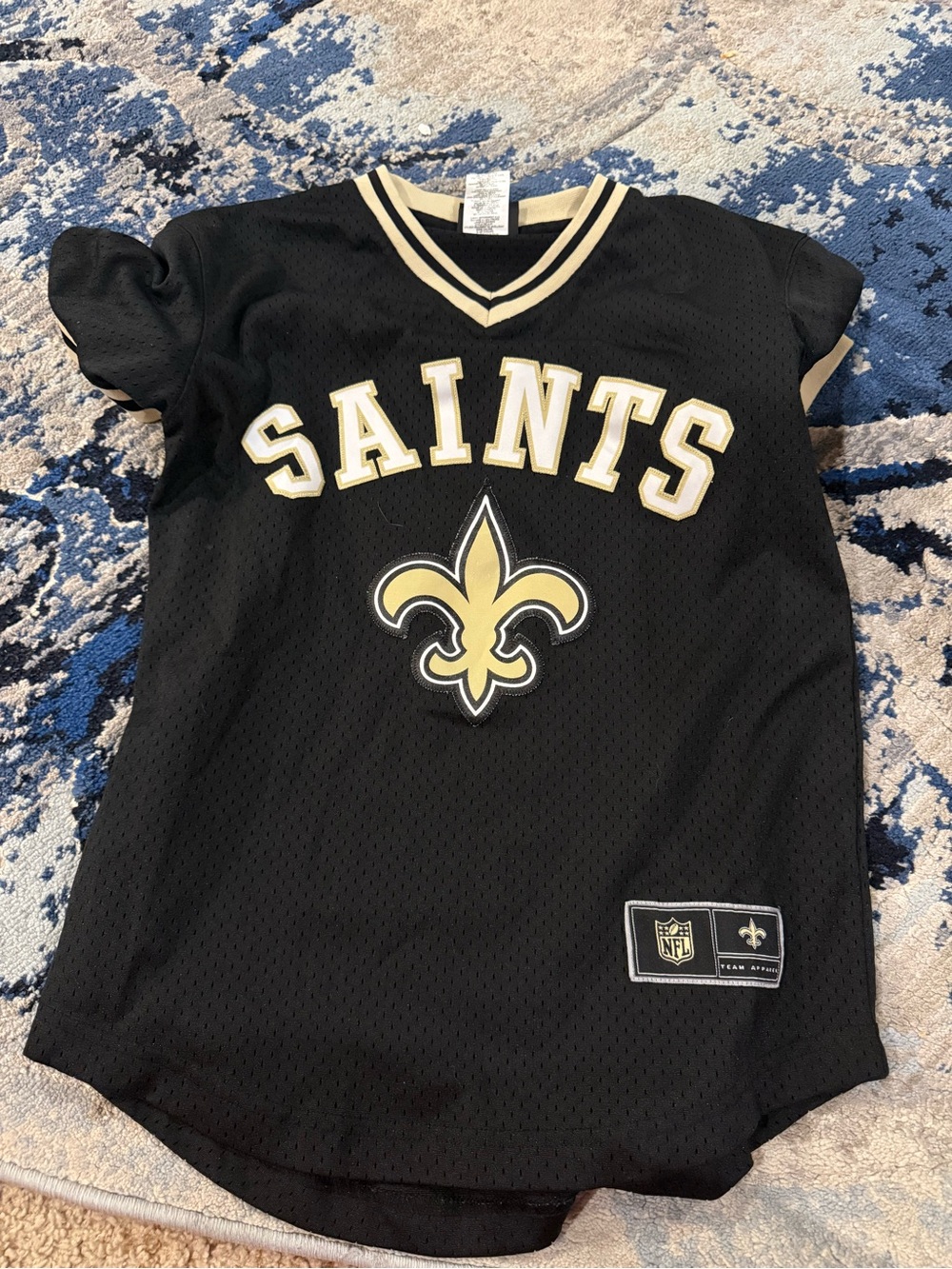 New Orleans saints youth Jersey size medium 10/12